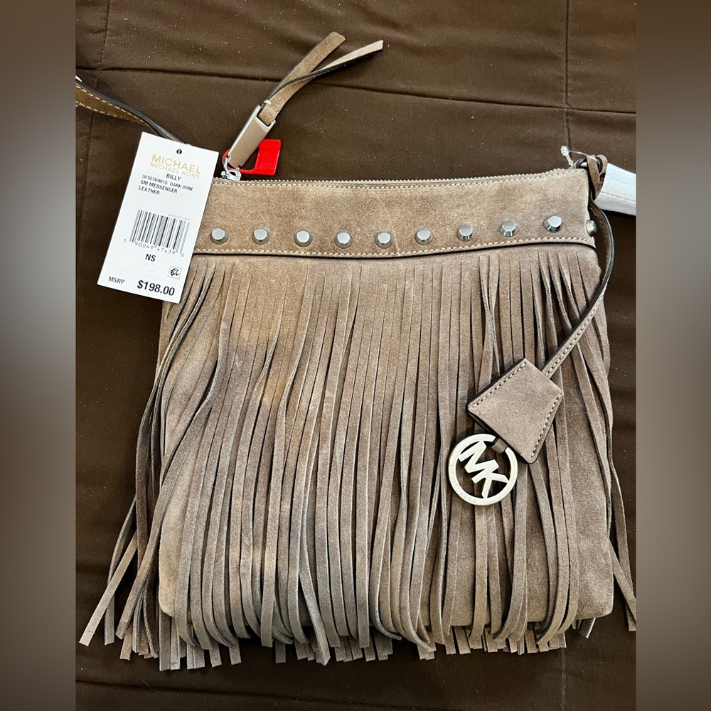 Michael Kors Billy fringe crossbody bag new with tags